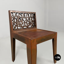 Load image into Gallery viewer, Chairs in corten steel, 2010s
