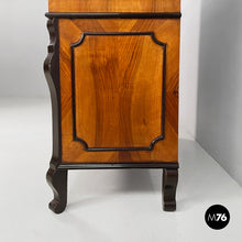 Carica l'immagine nel visualizzatore di Gallery, Wooden chest of drawers with decorations, 1950s
