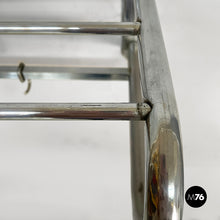Load image into Gallery viewer, Metal coat hanger with hat rack, 1940s

