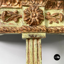 Load image into Gallery viewer, Consoles in green and yellow wood, 1700s
