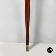 Load image into Gallery viewer, Wooden console with brass feet, 1950s
