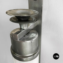Load image into Gallery viewer, Wall lamps in opaline glass and metal, 1930s
