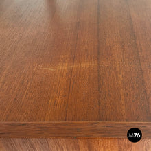 将图片加载到图库查看器，Bookcase in wood, black metal and brass, 1960s
