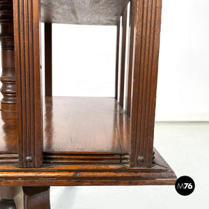 Revolving bookcase in wood, 1920s