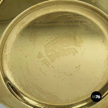Load image into Gallery viewer, Service plates, centerpieces or trays in brass, 1970s

