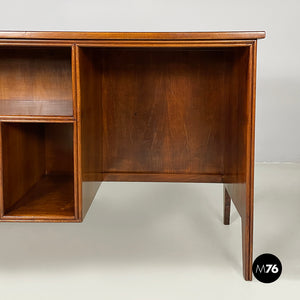 Desk with drawers in wood and formica, 1960s