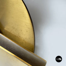 Load image into Gallery viewer, Wall sculpture in brass and metal by Edmondo Cirillo, 1979
