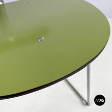 画像をギャラリービューアに読み込む, Chair in green formica and chromed metal, 1950s
