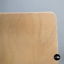 将图片加载到图库查看器，Chair in light wood and metal, 1980s
