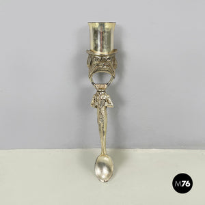 Corkscrew with spoon and measuring cup, early 1900s