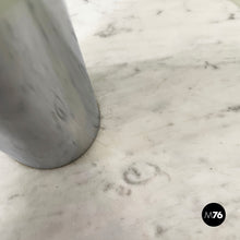 将图片加载到图库查看器，Coffee table in glass, steel and marble, 1980s
