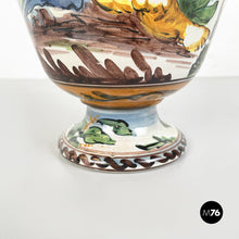 Carica l&#39;immagine nel visualizzatore di Gallery, Handcrafted Albisola vase in ceramic, 1900s
