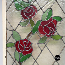 Load image into Gallery viewer, Roses stained-glass windows, 1910s
