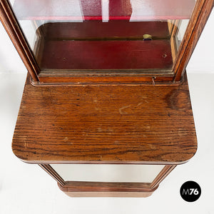 Display cases in wood and glass, mid 1800s