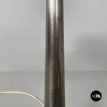 Carica l'immagine nel visualizzatore di Gallery, Table lamp in aluminum and opal glass, 1940s
