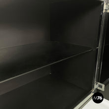 画像をギャラリービューアに読み込む, Glossy black Sheraton sideboard by Giotto Stoppino and Lodovico Acerbis for Acerbis, 1980s
