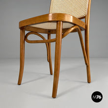 Load image into Gallery viewer, Chairs in beechwood and Vienna straw, 1970s
