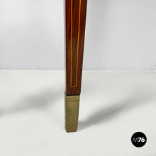 Load image into Gallery viewer, Wooden console with brass feet, 1950s
