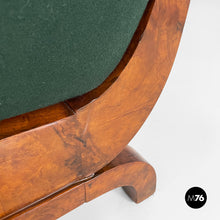 Carica l&#39;immagine nel visualizzatore di Gallery, Daybed in green fabric and wood, 1940s
