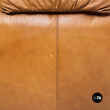 Carica l'immagine nel visualizzatore di Gallery, Brown leather armchairs, 1970s
