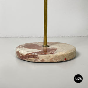 Ashtrays in brass and marble, 1950s