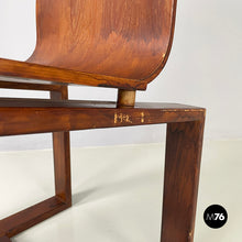 画像をギャラリービューアに読み込む, Chair in curved wood, 1950s
