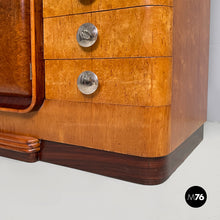 Carica l'immagine nel visualizzatore di Gallery, Sideboard in wood and steel, 1930s
