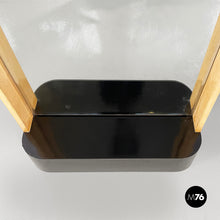 Load image into Gallery viewer, Floor mirror in light and black wood, 1930s
