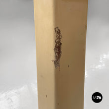 Load image into Gallery viewer, Dining table in white and aqua green wood, 1940s
