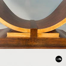 Load image into Gallery viewer, Dining table in wood and glass, 1930s
