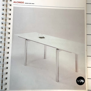 Dining table Alcinoo by Zeev Aram for Gavina, 1970s