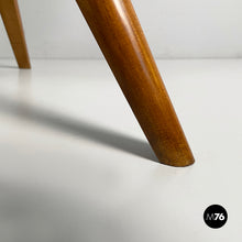Load image into Gallery viewer, Coffe table in wood and decorated glass, 1950s
