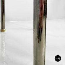Charger l&#39;image dans la galerie, Coffe tables in metal and glass, 1980s
