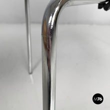 将图片加载到图库查看器，Chair in light wood and metal, 1980s
