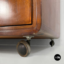 将图片加载到图库查看器，Wooden sideboard with casters, 1960s
