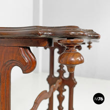 Load image into Gallery viewer, Wooden coffee table with casters, 1800s
