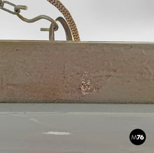 Carica l&#39;immagine nel visualizzatore di Gallery, Metal chandelier with chain, 1940s

