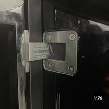 画像をギャラリービューアに読み込む, Glossy black Sheraton sideboard by Giotto Stoppino and Lodovico Acerbis for Acerbis, 1980s
