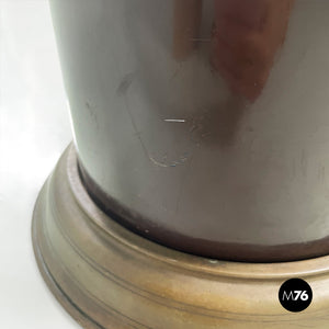 Bronze and metal umbrella stand, 1950s