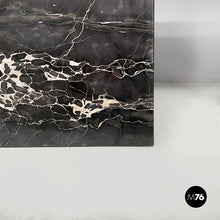 Load image into Gallery viewer, Wall console in black and pink marble, 1980s
