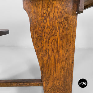School desk in wood, 1930s