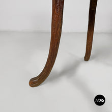 画像をギャラリービューアに読み込む, Chair in wood and embroidered fabric, 1930s
