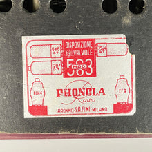画像をギャラリービューアに読み込む, Valve radio 563 by Castiglioni and Caccia Dominioni for Phonola, 1940s
