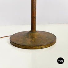 画像をギャラリービューアに読み込む, Floor lamp in brass and metal, 1940s
