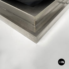 Load image into Gallery viewer, Table lamp in glass and steel, 1970s
