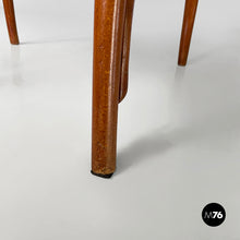 将图片加载到图库查看器，Chair in wood and patterned fabric, 1930s
