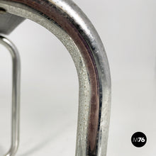Load image into Gallery viewer, Chair in straw, black wood and steel, 1960s
