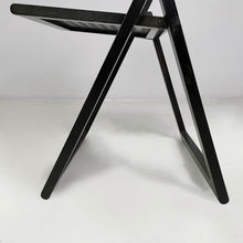 Carica l'immagine nel visualizzatore di Gallery, Black wooden folding chairs, 1980s
