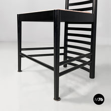将图片加载到图库查看器，Chairs Hill House by Charles Rennie Mackintosh for Cassina, 1980s
