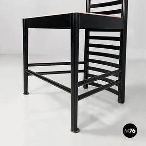 Chairs Hill House by Charles Rennie Mackintosh for Cassina, 1980s